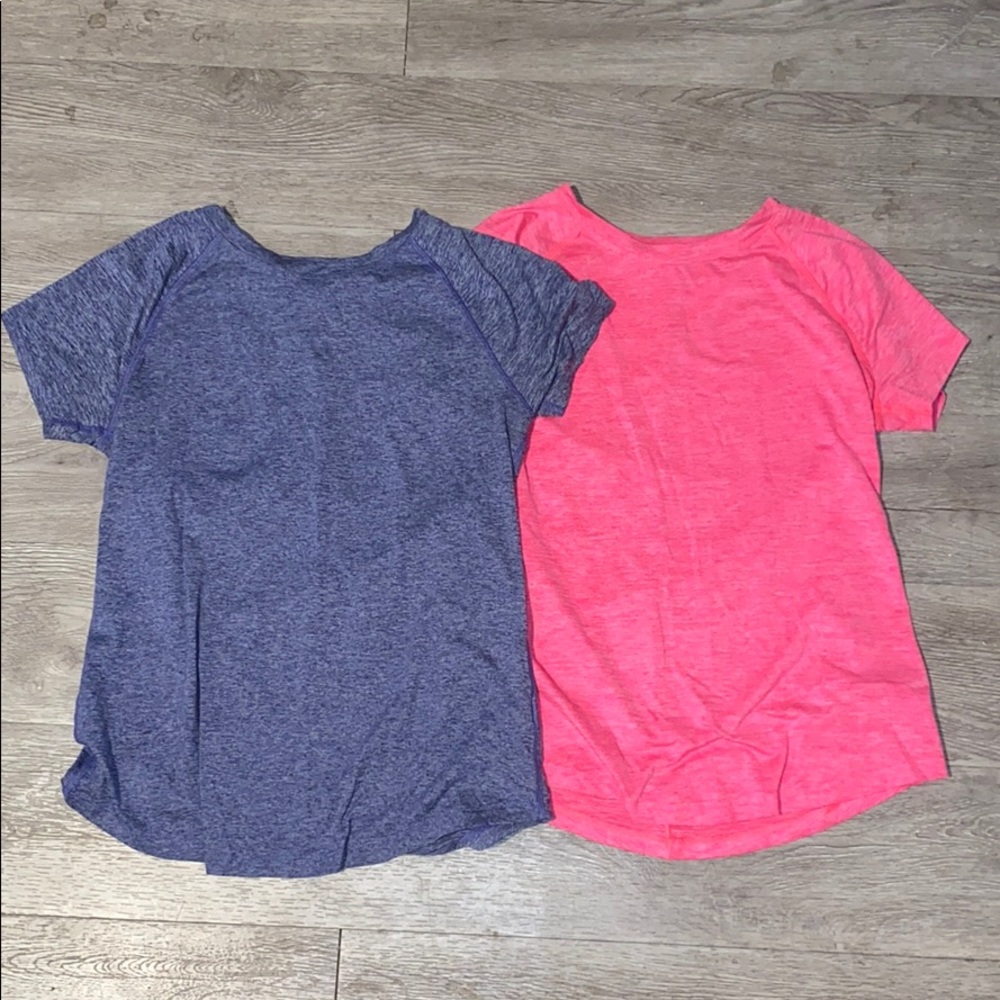 TWO athletic shirts